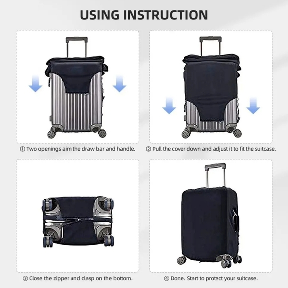 Price is FIRM!!! Barbie Luggage Cover Size Large 25-28in - Picture 4 of 8